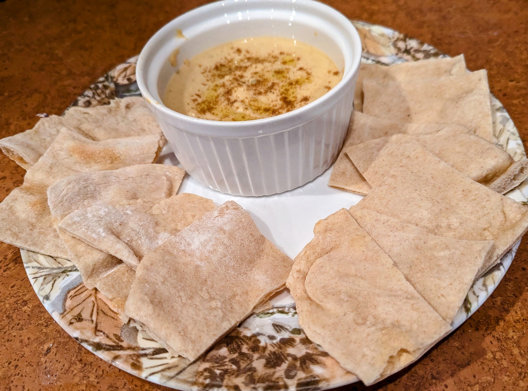 Pita and hummus